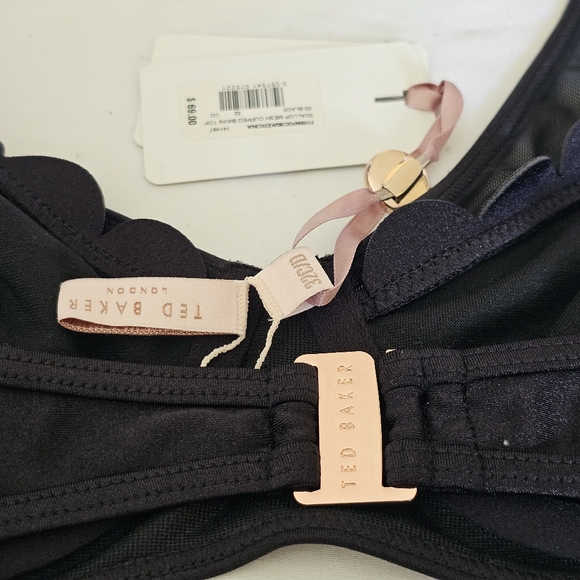Ted Baker scalloped mesh cupped Bikini top - Picture 2 of 11